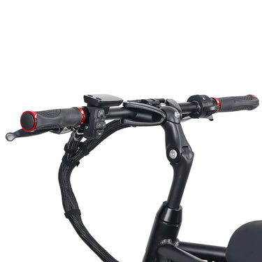 Top-down view of EMOVE RoadRunner V3 handlebars